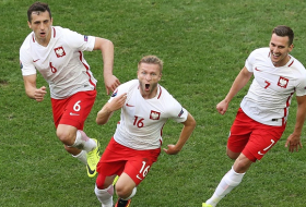 Euro 2016:Ukraine 0-1 Poland